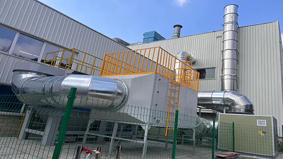 上海海拉电子有限公司活性炭吸附箱安装项目